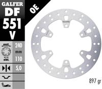 GALFER remschijf "df551 rotor df551 type v rigid - thumbnail