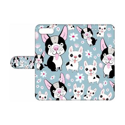 Apple iPhone 7 Plus | 8 Plus | Telefoonhoesje | Met pasjeshouder | Hondjes