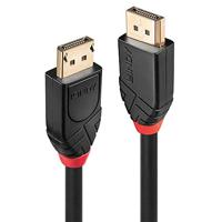 LINDY 41081 DisplayPort-kabel DisplayPort Aansluitkabel DisplayPort-stekker, DisplayPort-stekker 20 cm Zwart 4K UHD - thumbnail