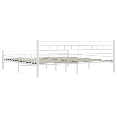 Bedframe metaal wit 180x200 cm Bedframe metaal wit 180x200 cm