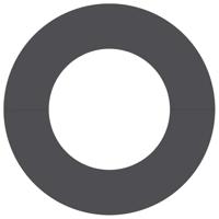 VidaXL Geschikt voor platte boomringen 5 pcs zwart ø40 / 70 cm staal - thumbnail