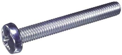 Dresselhaus metaalschroef threaded bolts 6 x 16mm pan head/cross recess