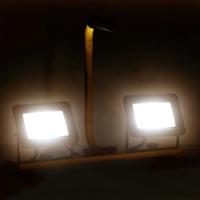 Spotlight met handvat LED 2x30 W warmwit - thumbnail