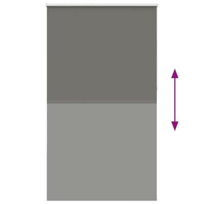 Rolgordijn verduisterend 140x230 cm stofbreedte 136,6 cm grijs