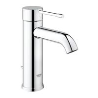 Grohe Essence New S-size wastafelkraan met cold start en trekwaste chroom - thumbnail