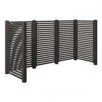 Kliko Ombouw Hout - Ombergrijs - 3 Containers - Tokyo - thumbnail