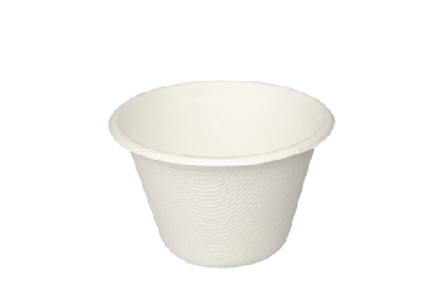 Sausbakje 120ml Ø76mm 4oz suikerriet BIO Sausbakje 120ml Ø76mm 4oz suikerriet BIO