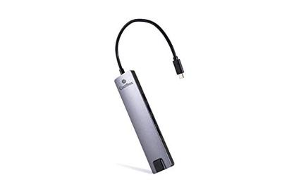 Hub USB CoolBox COO-DOCK-01 Grijs Zilverkleurig Hub USB CoolBox COO-DOCK-01 Grijs Zilverkleurig
