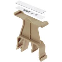 Weidmüller 1631930000-1 Groepsschilddrager Geschikt voor: ESE 5 S wit, STR 5 S. F.SCHT 5 S Beige 1 stuk(s) - thumbnail