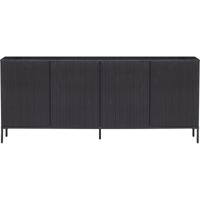 Dressoir Gravure New Grenen Zwart - thumbnail