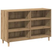 Dressoir 103,5x35x70 cm bewerkt hout artisanaal eikenkleurig - thumbnail