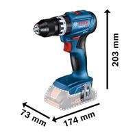 Bosch Blauw | Combopack | GSB 18V-45 + GBH 18V-22 | 18V | 2 x 4.0Ah + lader | In tas - 0615A50039 - thumbnail