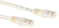 ACT IB1003 CAT6A U/UTP LSZH Patchkabel - Ivoor - 3 meter - thumbnail