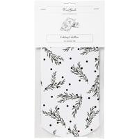 Vivi Gade Cadeaudoosjes, tak met kerstballen, afm 18x15x6 cm, 300 gr, groen, rood metallic, wit, 3 stuk/ 1 doos - thumbnail