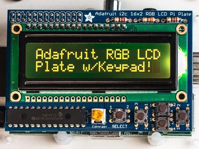 Adafruit RGB 16x2 LCD Keypad Kit Voor Raspberry Pi Negatieve Contrast Controle i2c