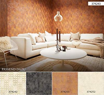 Livingwalls New Walls oranje behang | 374243