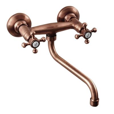 Wastafelkraan Muurbevestiging Mengkraan Sapho Antea Kopper Wastafelkraan Muurbevestiging Mengkraan Sapho Antea Kopper