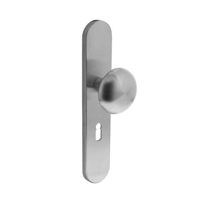Intersteel Knop op schild sleutelgat 56mm - RVS