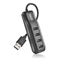 NGS PORT 2.0 - USB 2.0-Hub met 4 Poorten, Elegant en Draagbaar Ontwerp, Klein en Lichtgewicht Formaat, Overdrachtssnelheid tot 480 Mbps, Compatibel met alle Besturingssystemen, 10 x 3.2 cm - thumbnail