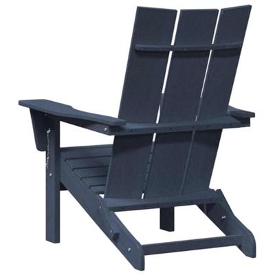 Tuinstoel 2 pcs Marineblauw 80.5 x 74.5 x 92 cm Polyetheen