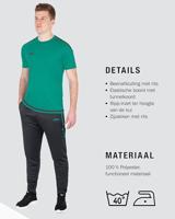 JAKO 8495 Trainingsbroek Active - Antraciet/Turkoois - L - thumbnail