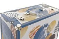 Set decoratieve dozen DKD Home Decor Abstract Hout Polyester (43 x 19 x 34 cm) (2 pcs) - thumbnail