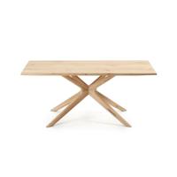 Kave Home Eettafel 'Armande' 180 x 90cm, kleur Licht Eiken - thumbnail