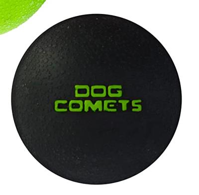 Dog Comets Ball Stardust Zwart/Groen M