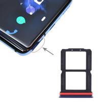 SIM-kaart lade + SIM-kaart lade voor OnePlus 7 (blauw) - thumbnail