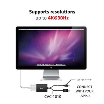 club3D CAC-1010-A DisplayPort / DVI Adapter [1x DisplayPort stekker, USB-A - 1x DVI-bus 24+1-polig] Zwart 60 cm