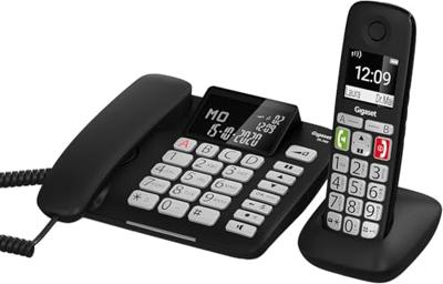 Gigaset DL780 Combi seniorentelefoon Huistelefoon Zwart