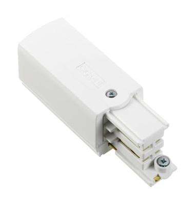 Nordic aansluitstuk tbv. rail wit links 3-fasen 5050015