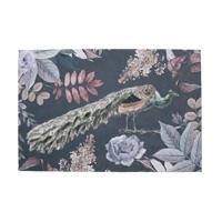 Fluwelen Wandpaneel met Bloemen (Model 7) - thumbnail