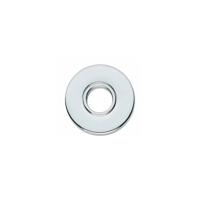 Rozetten messing verdekt ø50x8mm messing verchroomd - thumbnail