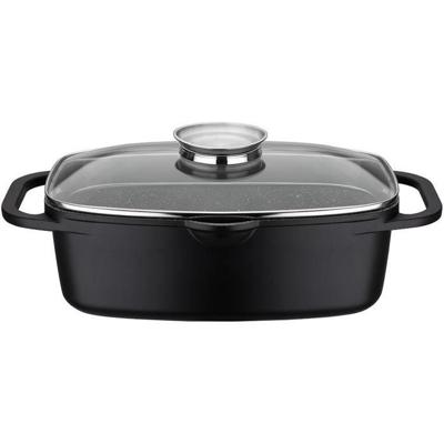 Braadpan - BAUMALU - 382983 - Rechthoekig - Keramische binnenkant - 33 x 21 cm