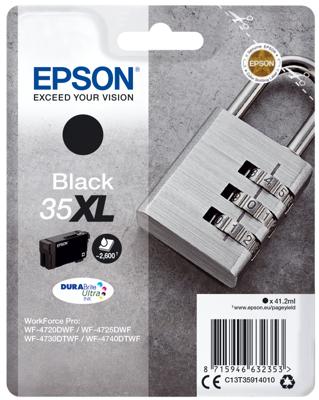 Epson Inktcartridge 35XL Origineel Zwart C 13 T 35914010