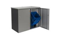 Biohort metalen containerberging Alex 80x88x129 cm donkergrijs- - Metaal- Biohort - thumbnail