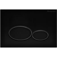 Wiesbaden X32 Drukplaat voor Inbouwreservoir - Mat Zwart - thumbnail