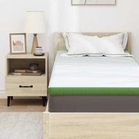 Matraspads Wit en Groen 80 x 200 cm - thumbnail