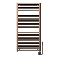 Elektrische Radiator Wiesbaden Elara 118.5x60 Cm Smart Wifi Geborsteld Brons Koper PVD - thumbnail