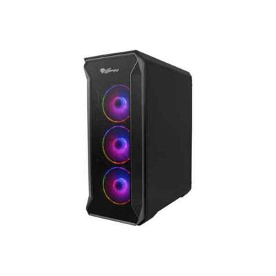 Genesis Irid 505 ARGB Midi-tower PC-behuizing Zwart, Transparant