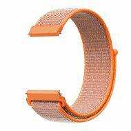 Sport Loop nylon bandje - Oranje - Samsung Galaxy Watch - 42mm Sport Loop nylon bandje - Oranje - Samsung Galaxy Watch - 42mm