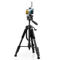 MOJOGEAR 140cm Camera en Telefoon Statief met Premium Telefoonhouder - thumbnail