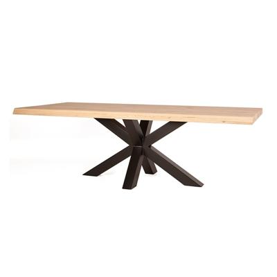 Eleonora Eettafel Jasmijn Boomstam Eiken - Naturel, 240 x 100cm