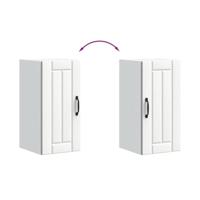 Keukenwandkast Lucca bewerkt hout wit - thumbnail