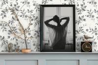 AS Creation Pure Elegance - Wit - Blätter - 397686 - thumbnail