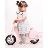 New Classic Toys houten loopscooter - roze - thumbnail