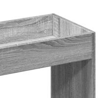 Hoge kast 63x33x180 cm bewerkt hout grijs sonoma eikenkleurig - thumbnail