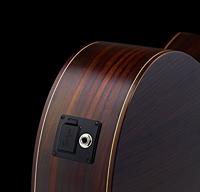 Ortega RCE145LBK Family Series Pro Full-Size Guitar Black linkshandige E/A klassieke gitaar met gigbag - thumbnail