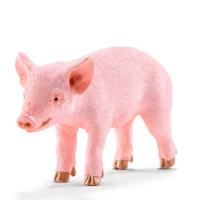 Schleich farm world biggetje staand 13783 - thumbnail